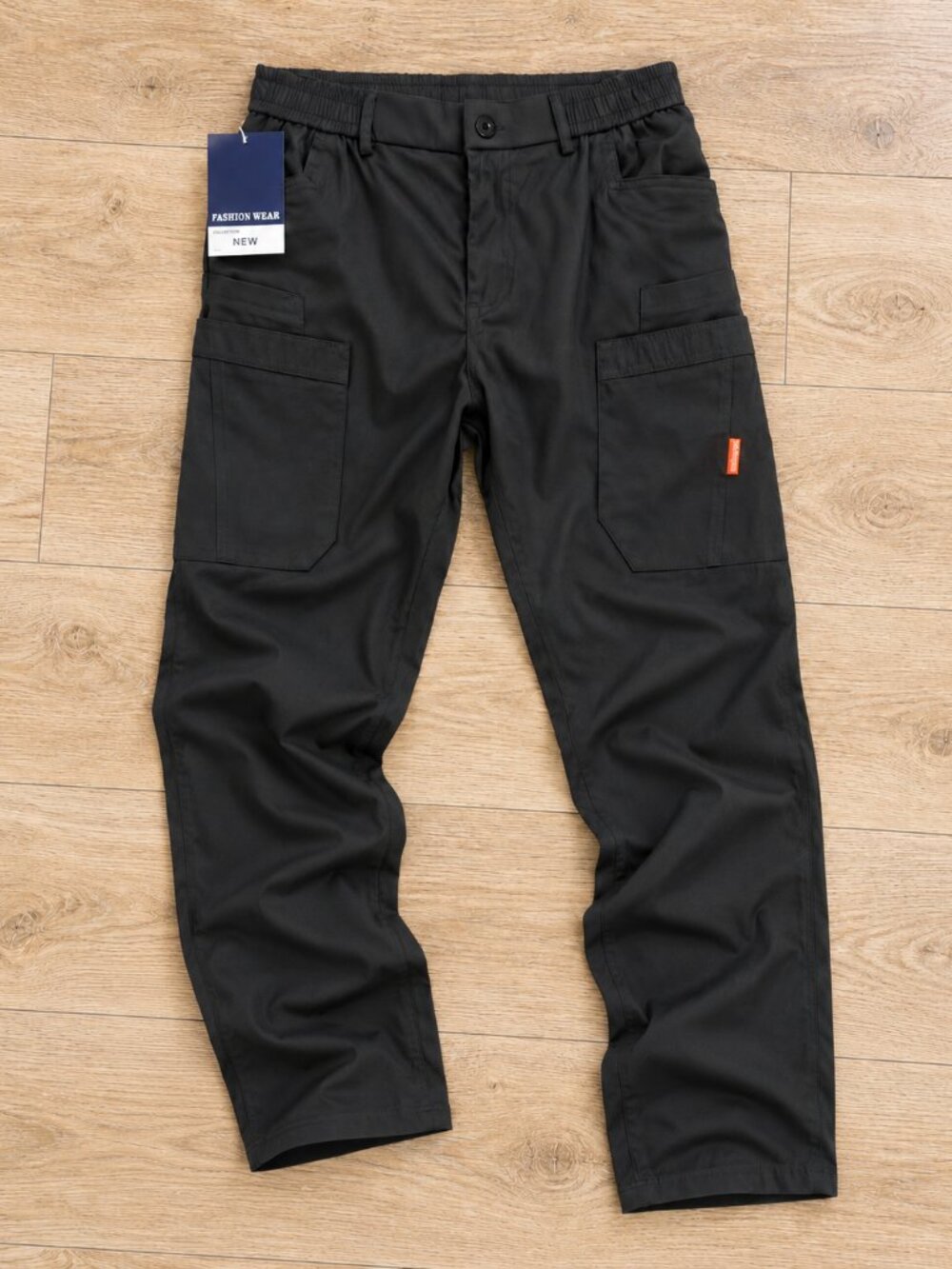 GURBAKS, Men's Cargo Pants, Black, Size S, NWT